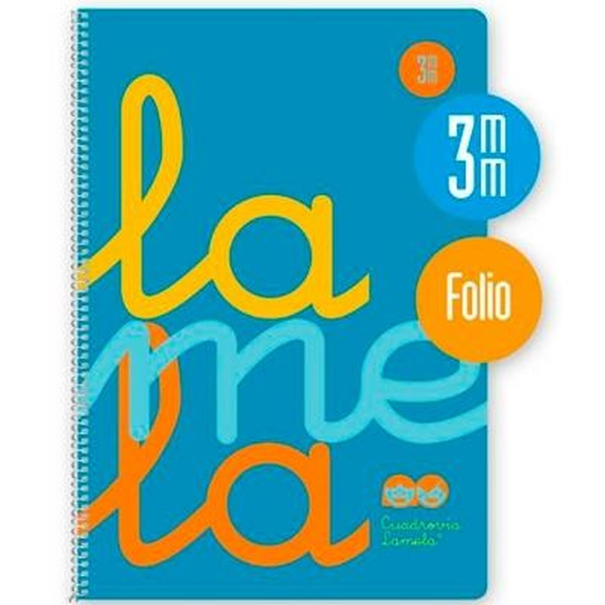 Notesbog Lamela Fluorine Blue Din A4 5 Dele 80 Ark